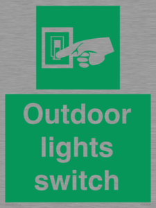 Outdoor lights switch